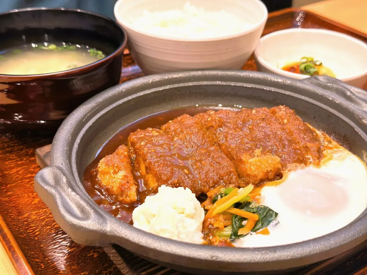 やよい軒　味噌カツ煮