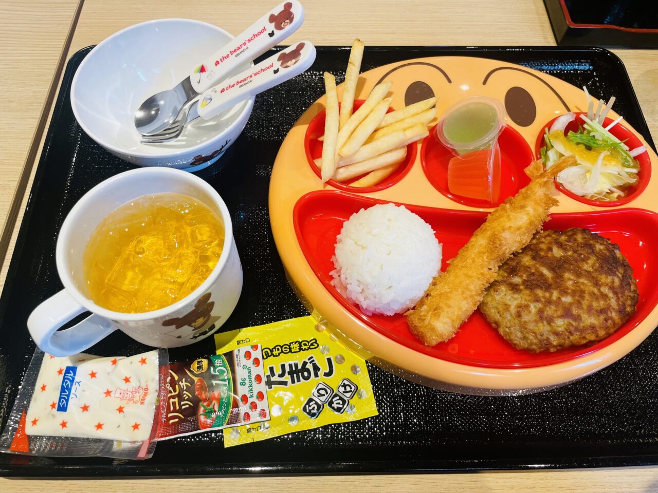 玉子焼 お出汁 ひまわりのお子様ランチ