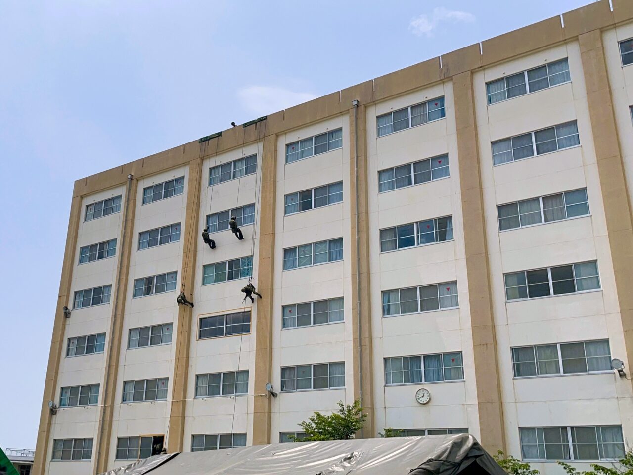 信太山駐屯地　レンジャー訓練の様子