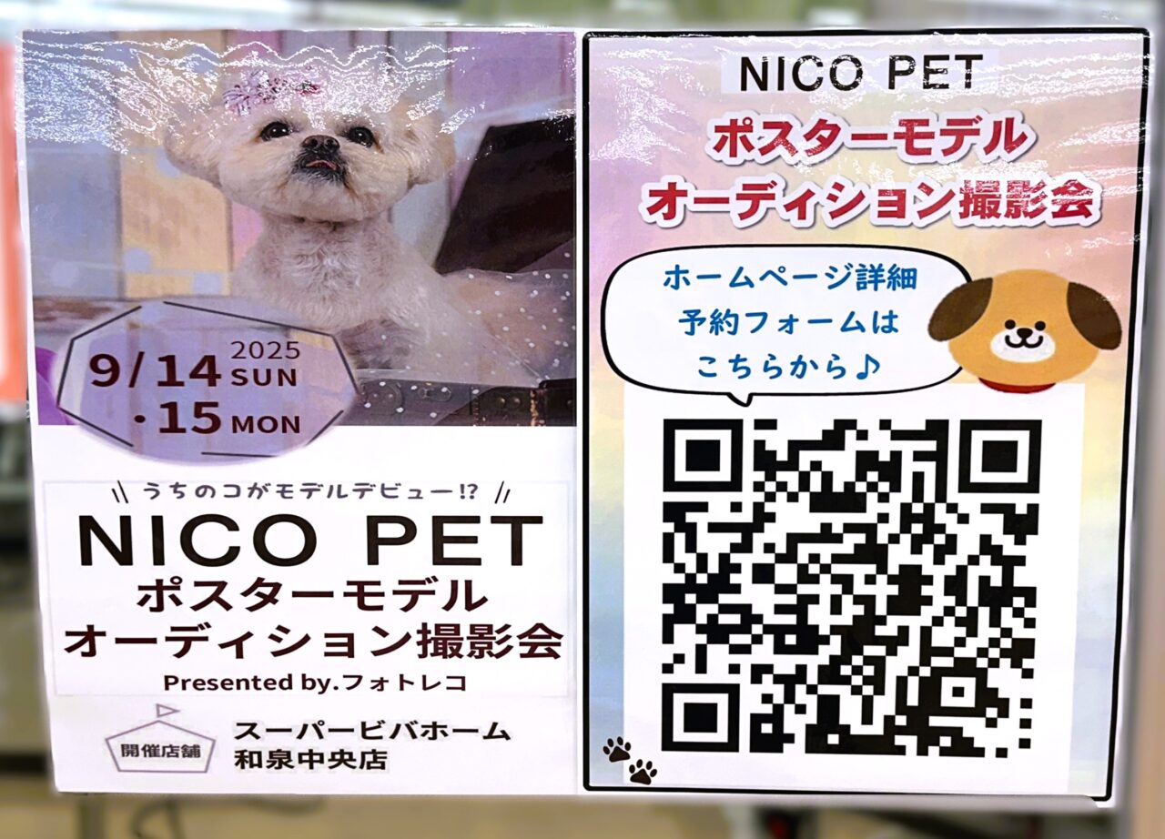 NICO PET ポスターモデルオーディション撮影会
