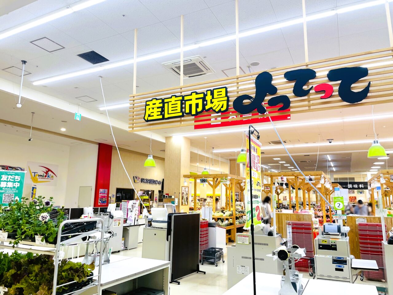 産直市場よってって ビバモール和泉中央店　店内