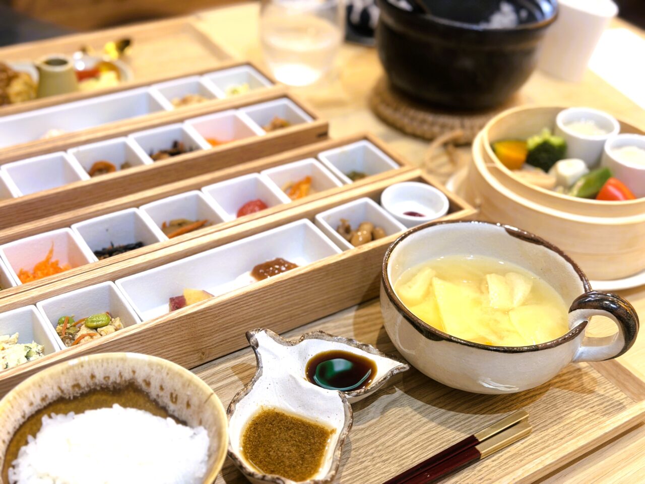 旬菜食堂 百彩の膳 ーやまとまごころ　せいろむし