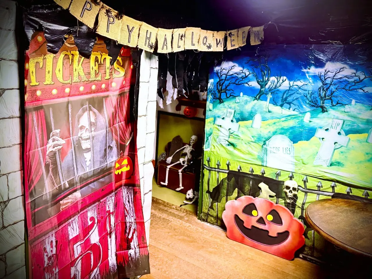 Aプラス・アカデミー英会話 ハロウィンの教室