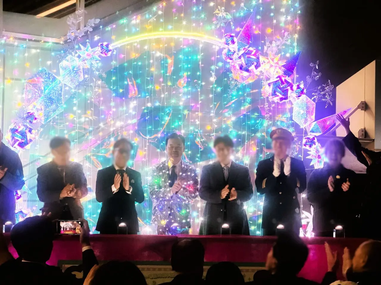 市長がキラッキラに輝いた点灯式