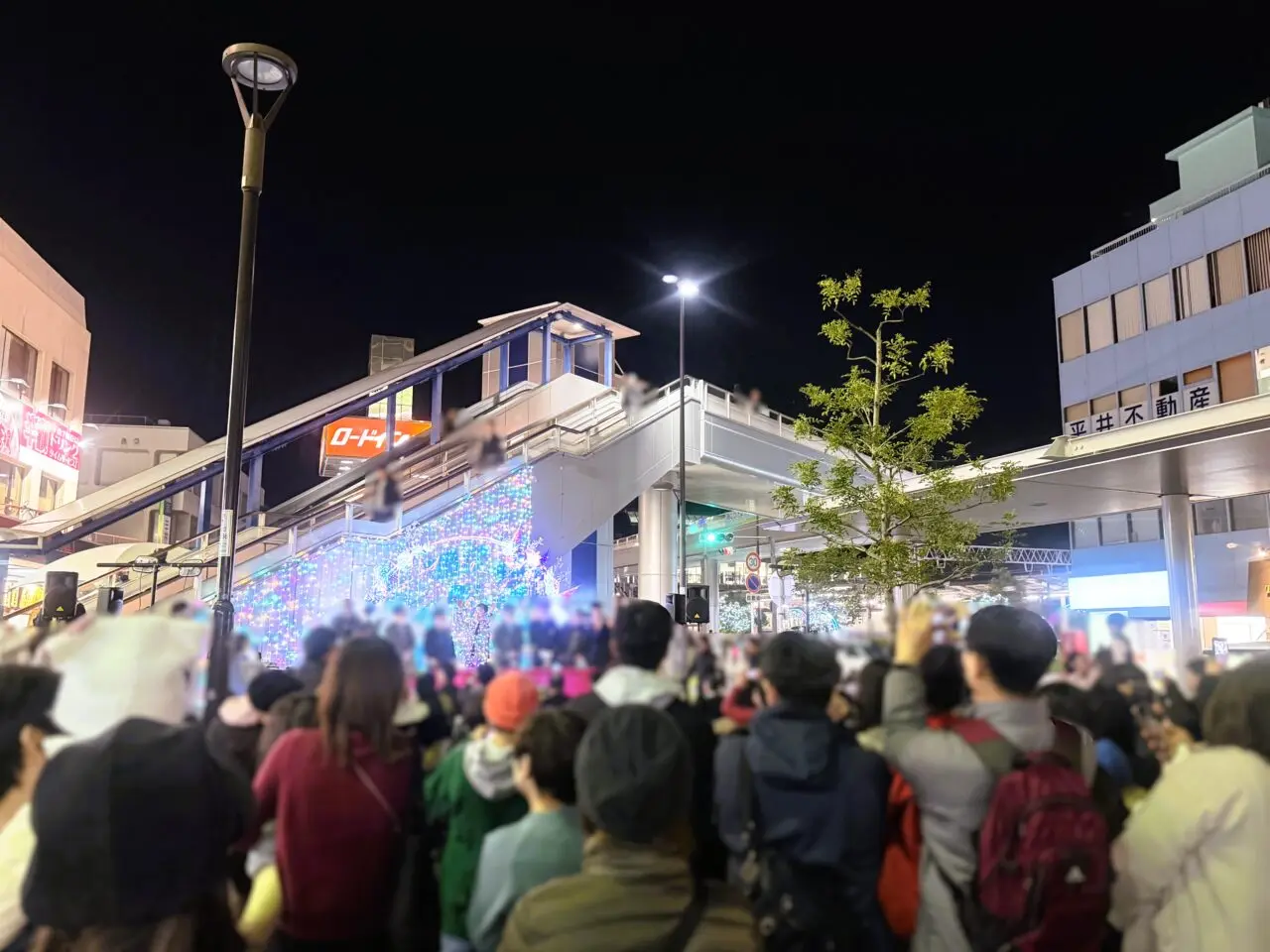 イズミネーション点灯の瞬間