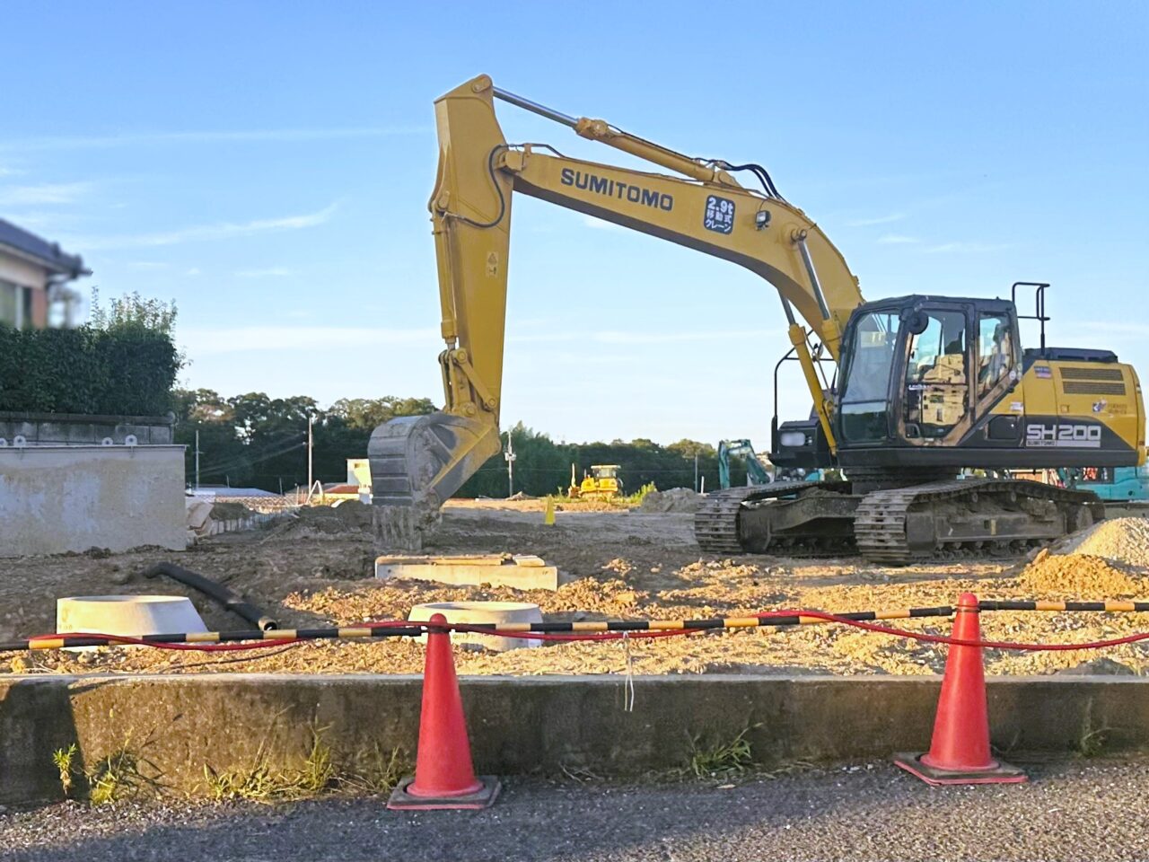 観音寺町複合施設工事現場