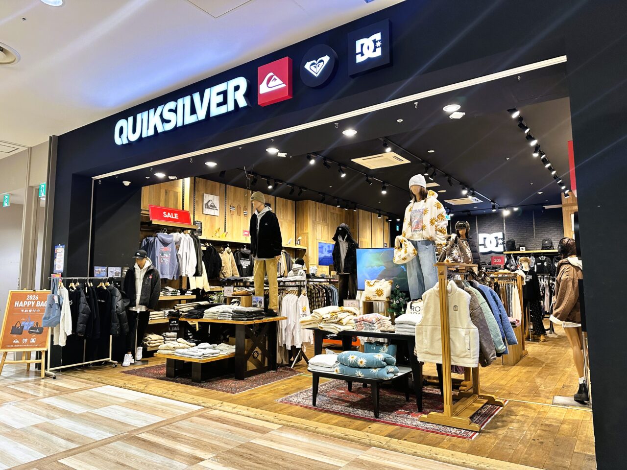QUIKSILVER STORE 営業終了