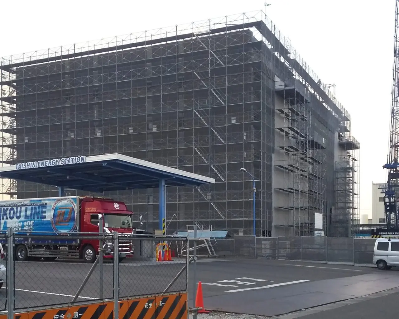 大阪府和泉警察署新築工事現場