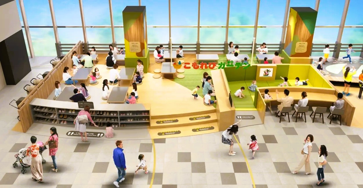 フードコートの遊び場こもれびガーデン