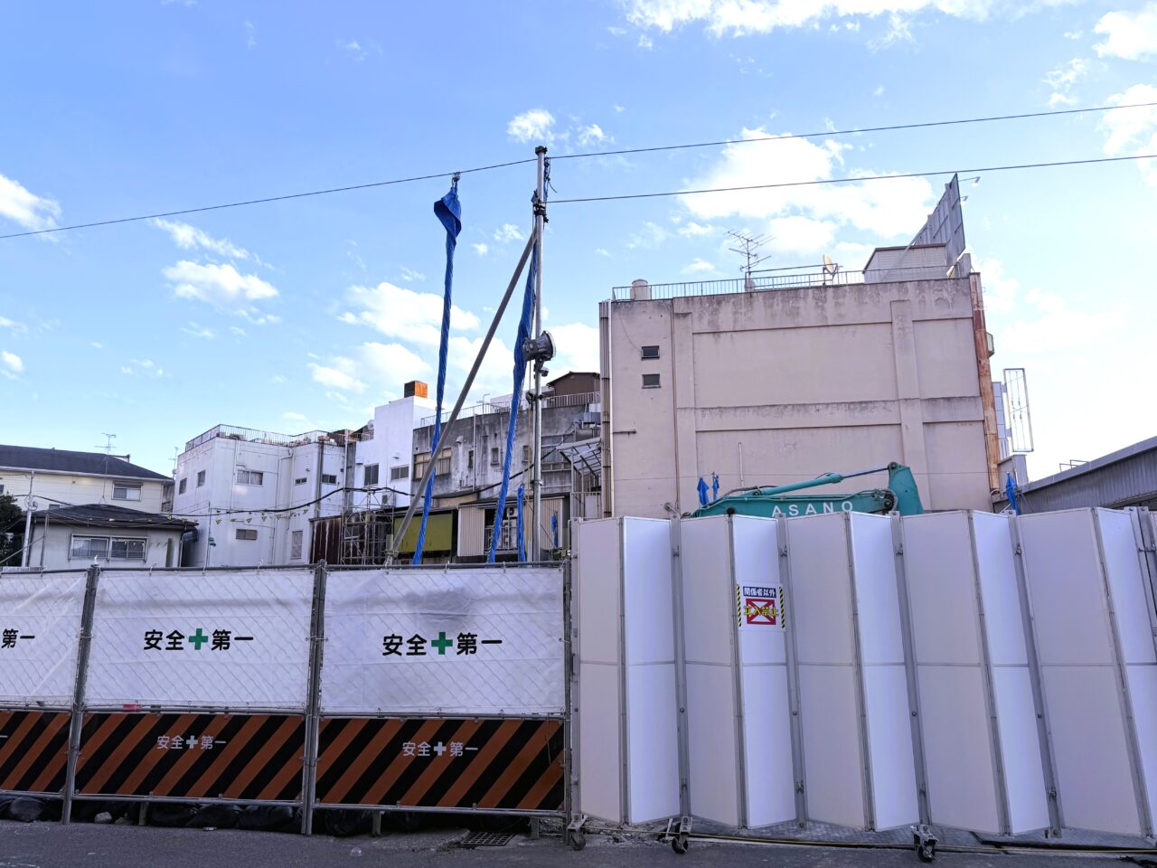 グランドパレス和泉府中駅前 建設予定地 工事現場