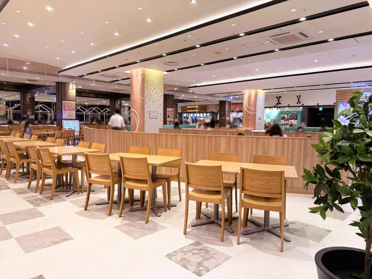 ららぽーといずみ　リニューアルしたフードコート