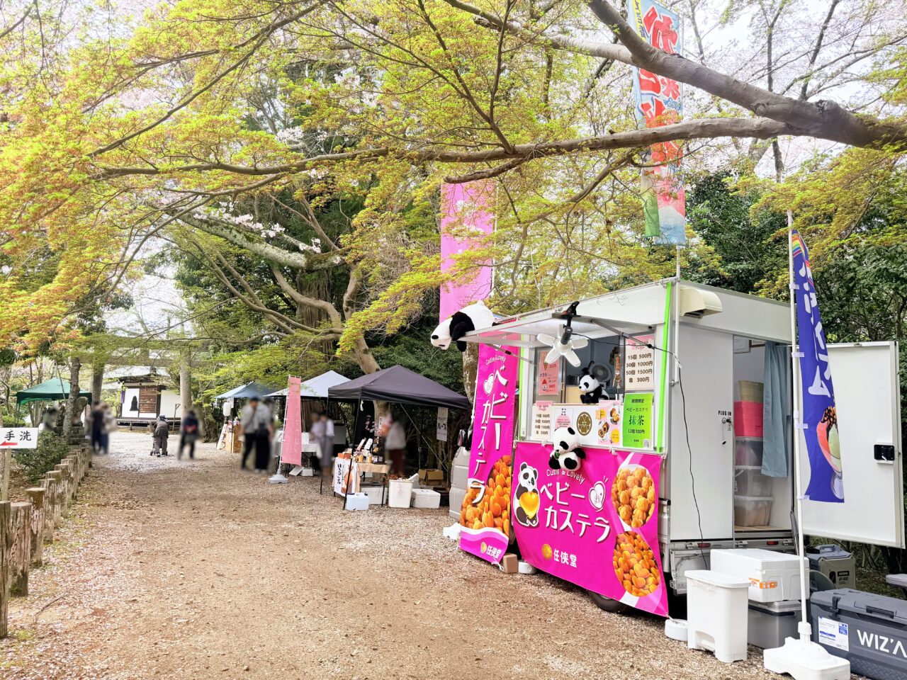 さくらまつりに出展されたキッチンカー