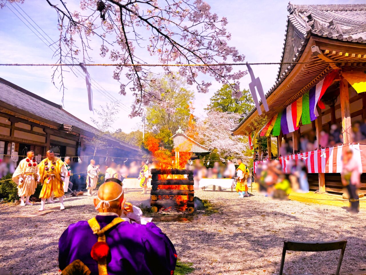 松尾寺の春季大法会（さくら祭り）