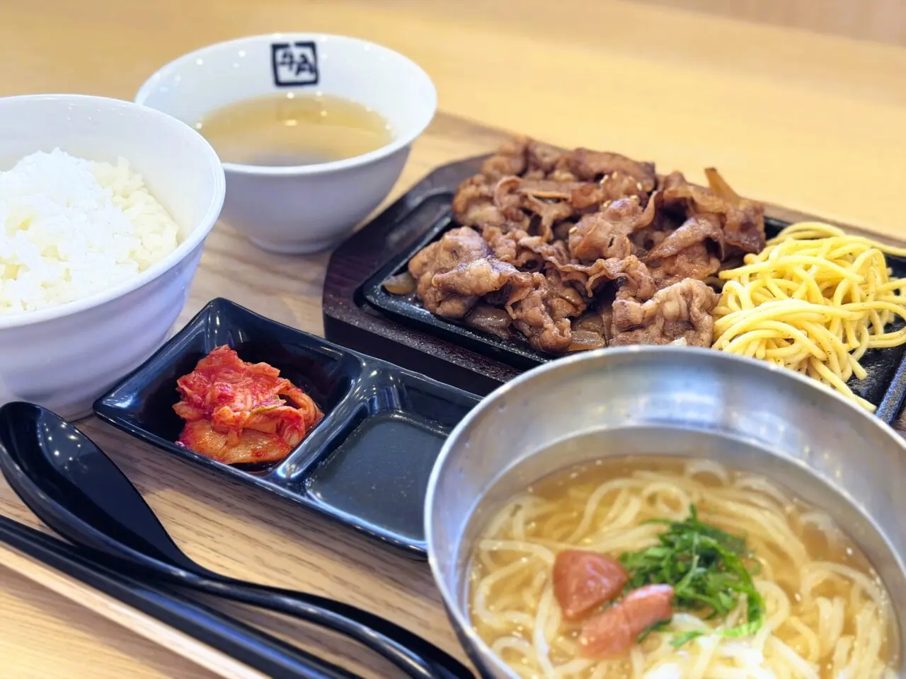 ららぽーと和泉　牛角　牛カルビ焼肉定食