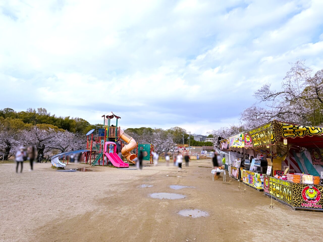黒鳥山公園　屋台