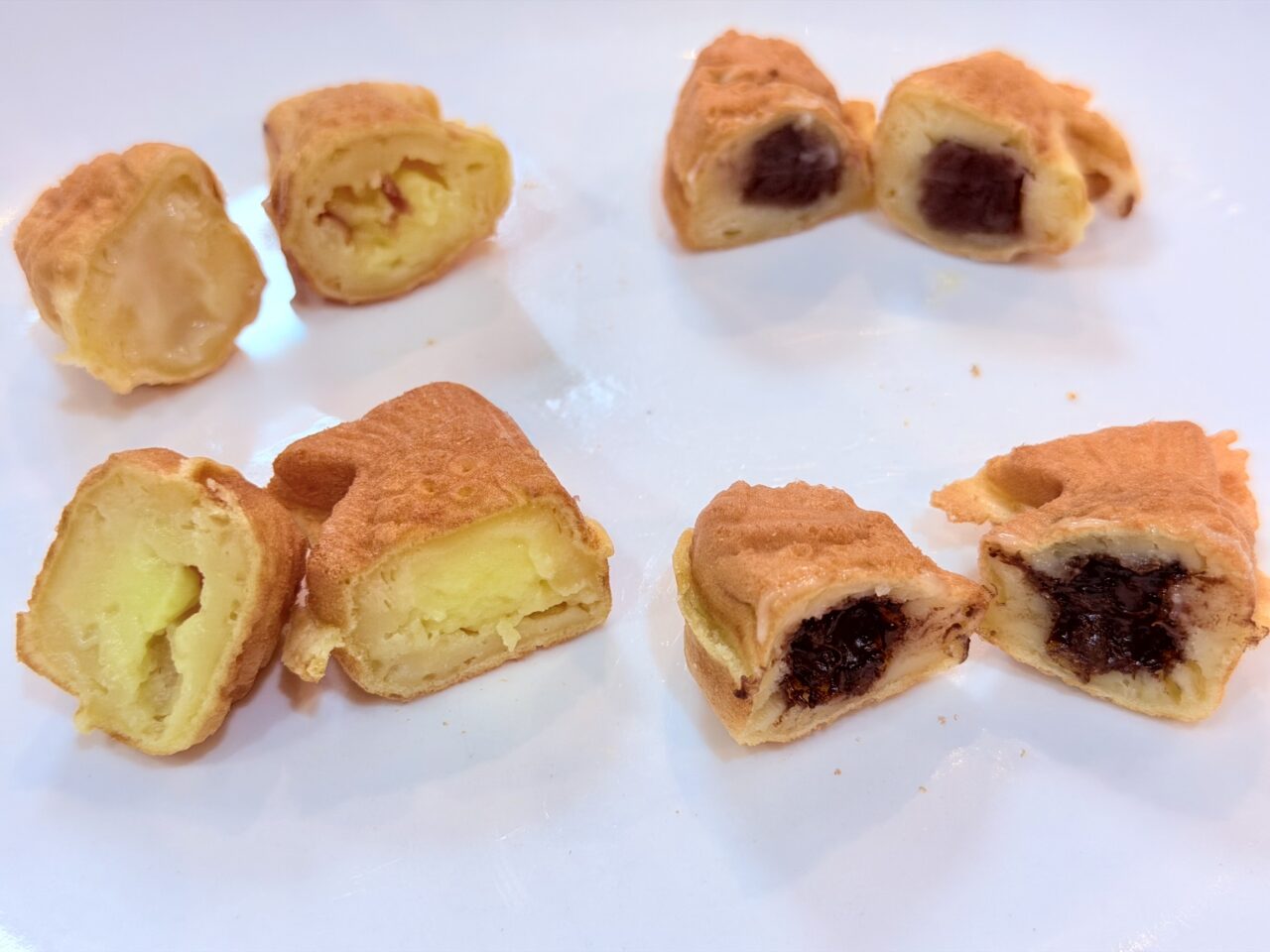 ミニたい焼きは四種類