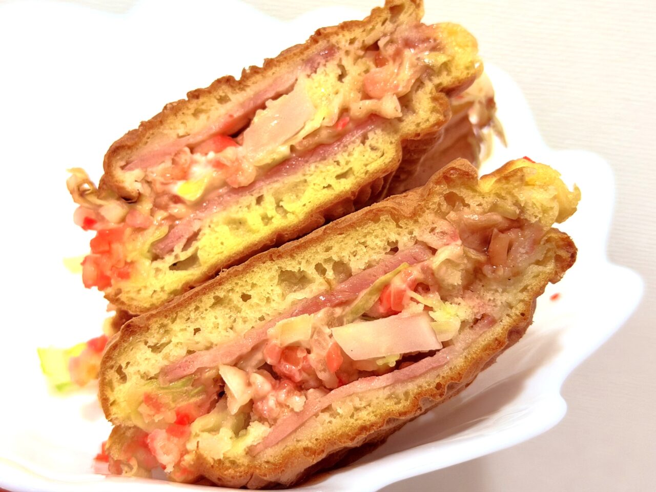 実用新案を取得している本家お好み鯛焼きの中身
