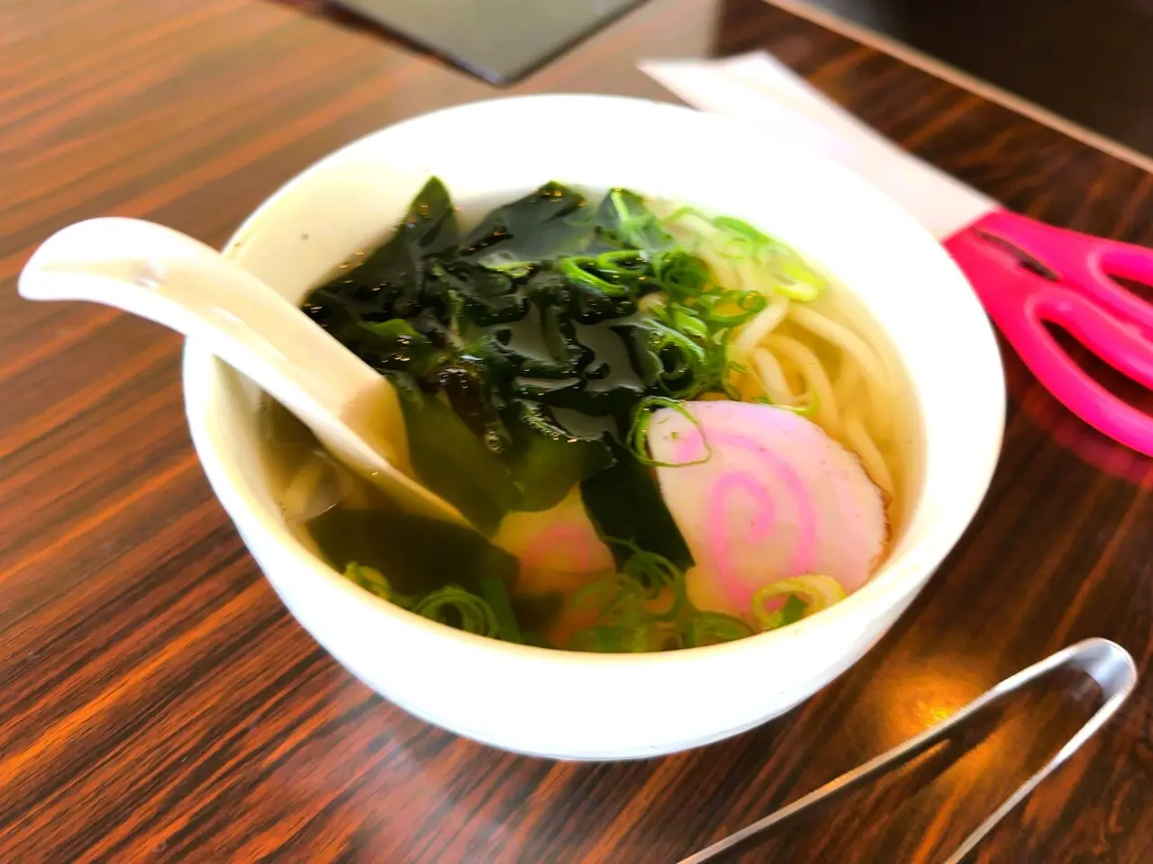 焼肉久蒔のお子様うどん