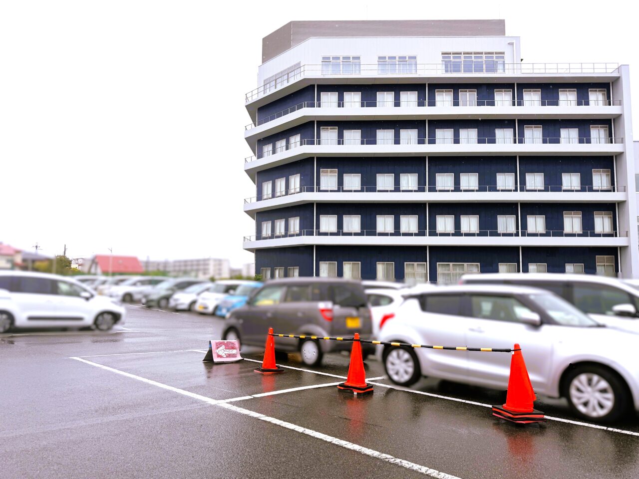 和泉市総合医療センター裏の駐車場