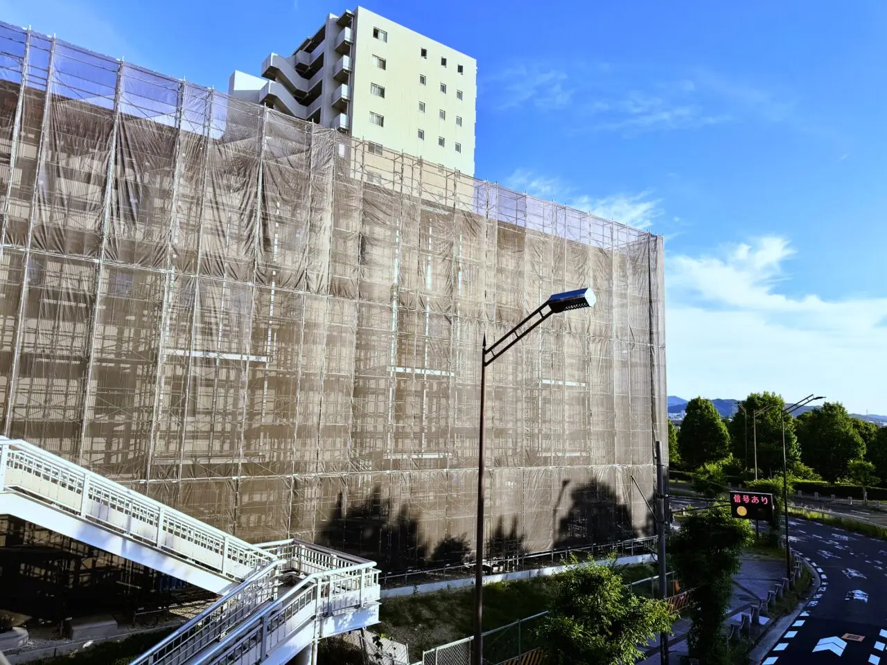 建設中の大阪和泉中央駅前ワシントンホテル(仮称)
