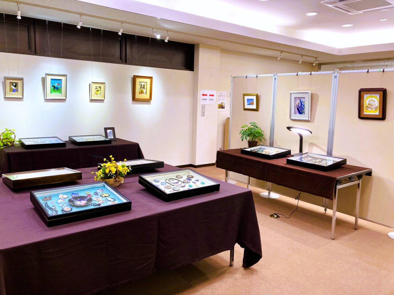 信太の森ふるさと館 会場内