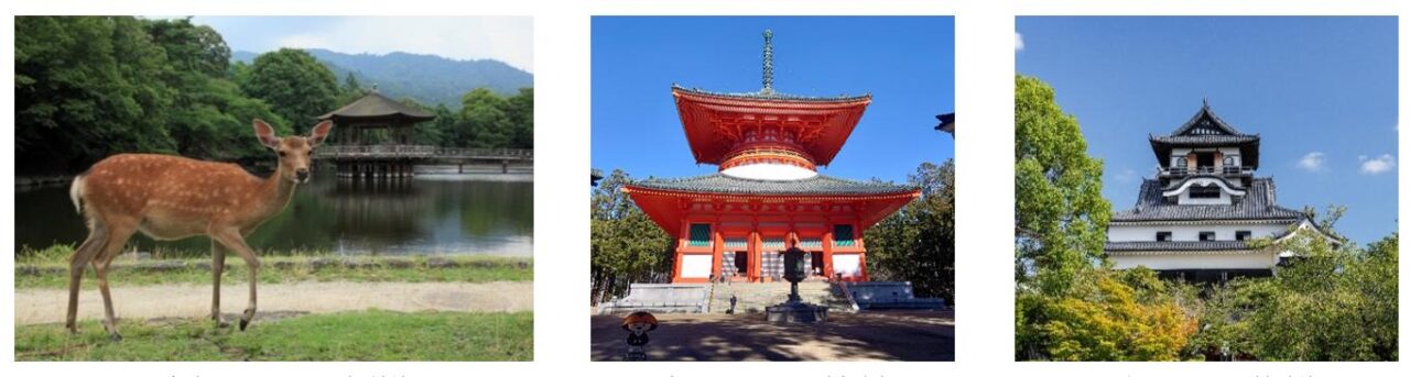 奈良・愛知・大阪の名所を巡れるフリー切符