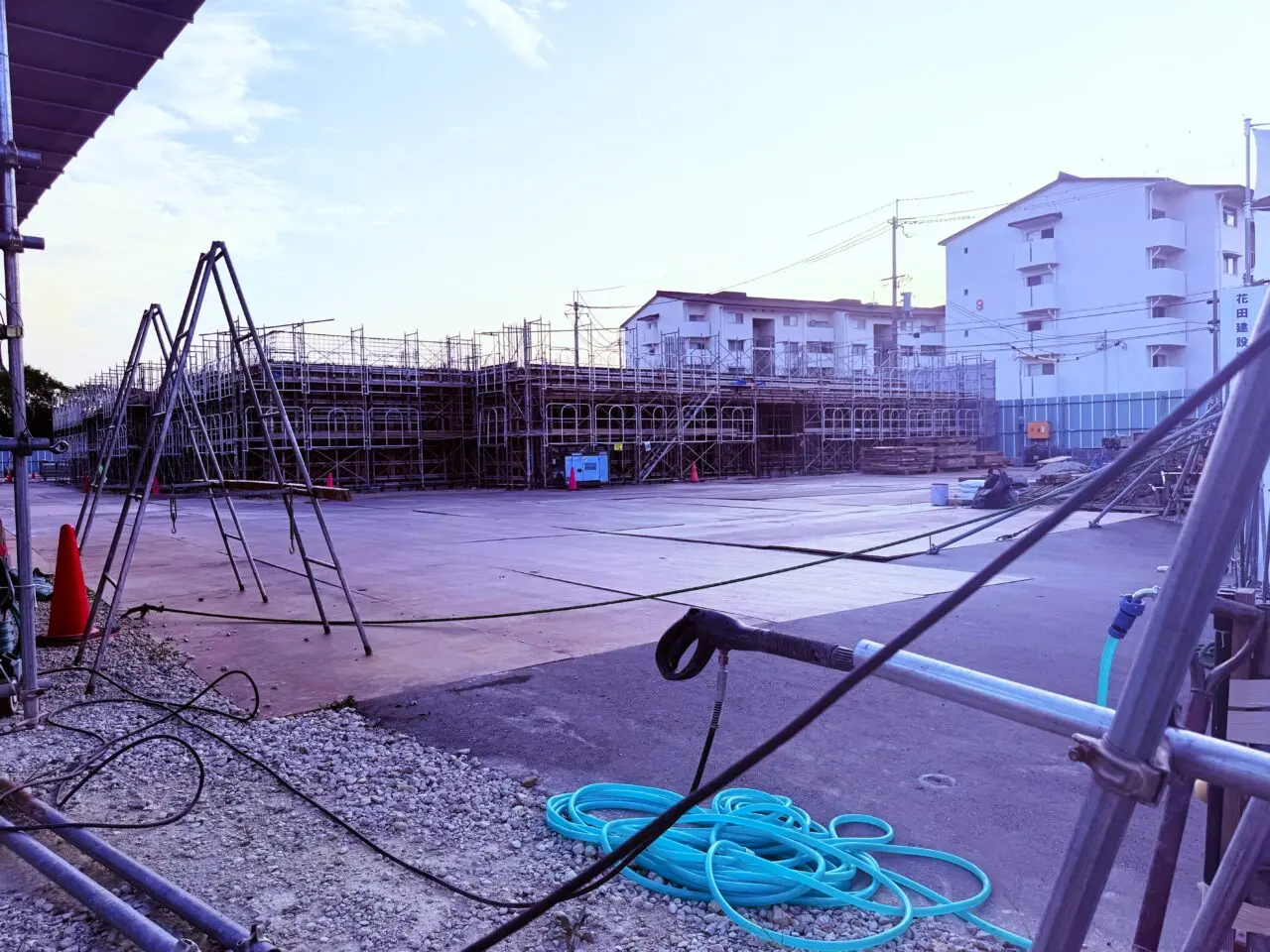 建設中の「和泉市立いずみ国府こども園」