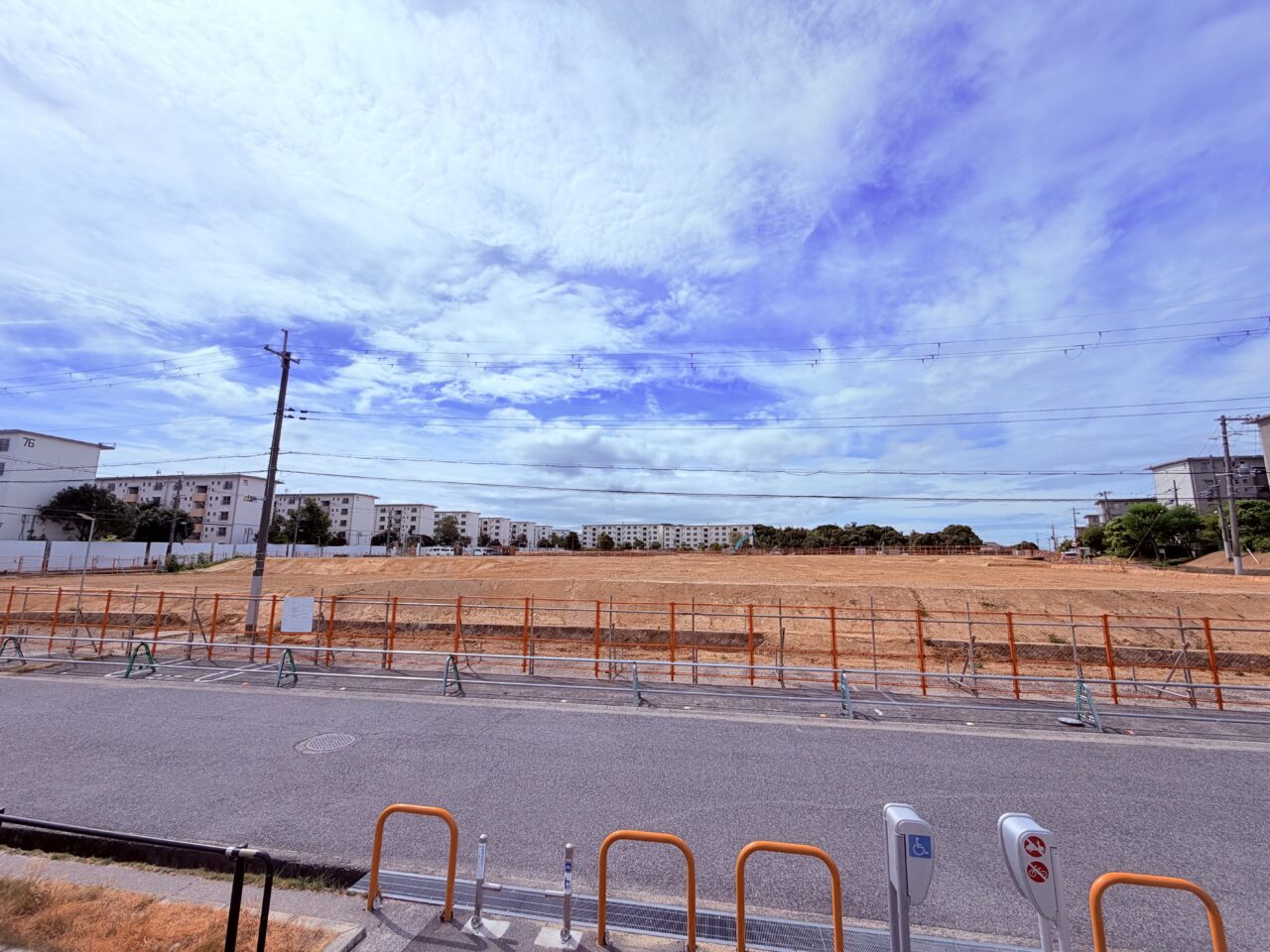 更地になったUR鶴山台団地