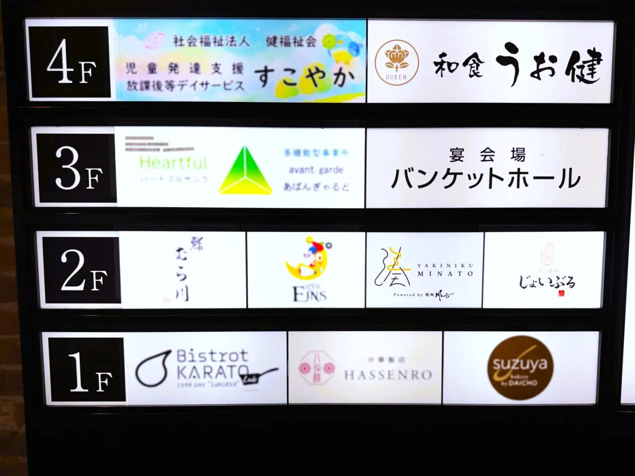 うお健ビル２階に移転した焼肉Meets