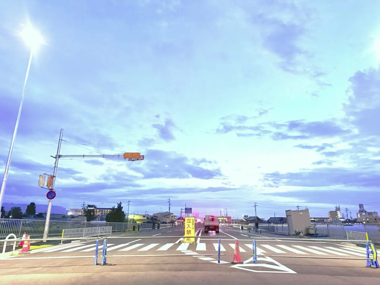 すいせん前から市役所方面